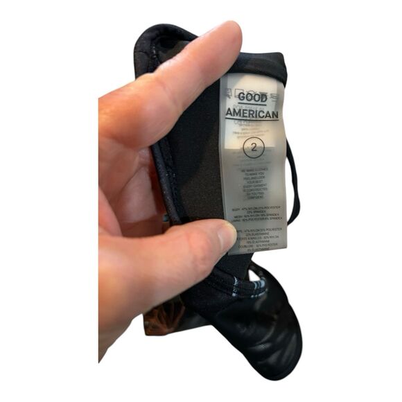 Good American Legging Sports Bra Set Sz 2=M Fireworks HR Ankle 4th of July - Picture 9 of 10